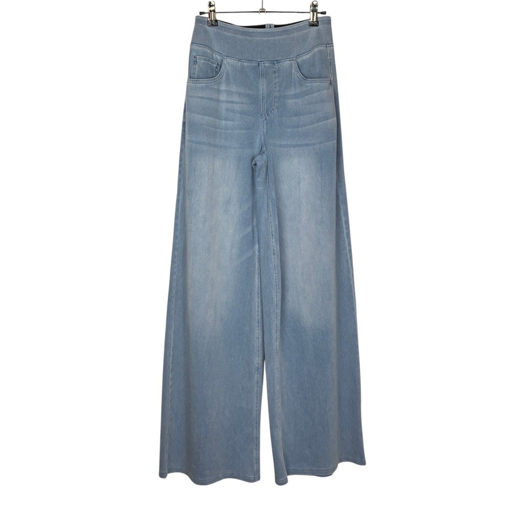 Halara Womens Flex™ High-Waisted Pockets Baggy Wide Leg Jeans Size S Blue